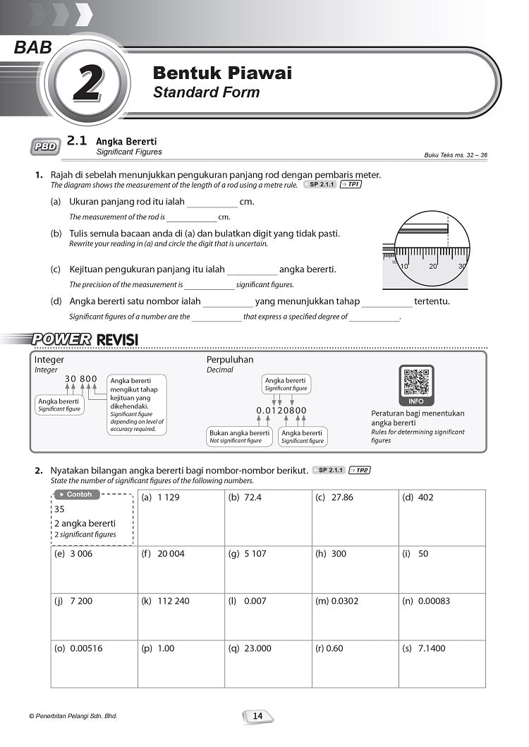 Pelangi 2021 Latihan Power Up! Matematik / Mathematics Tingkatan 3