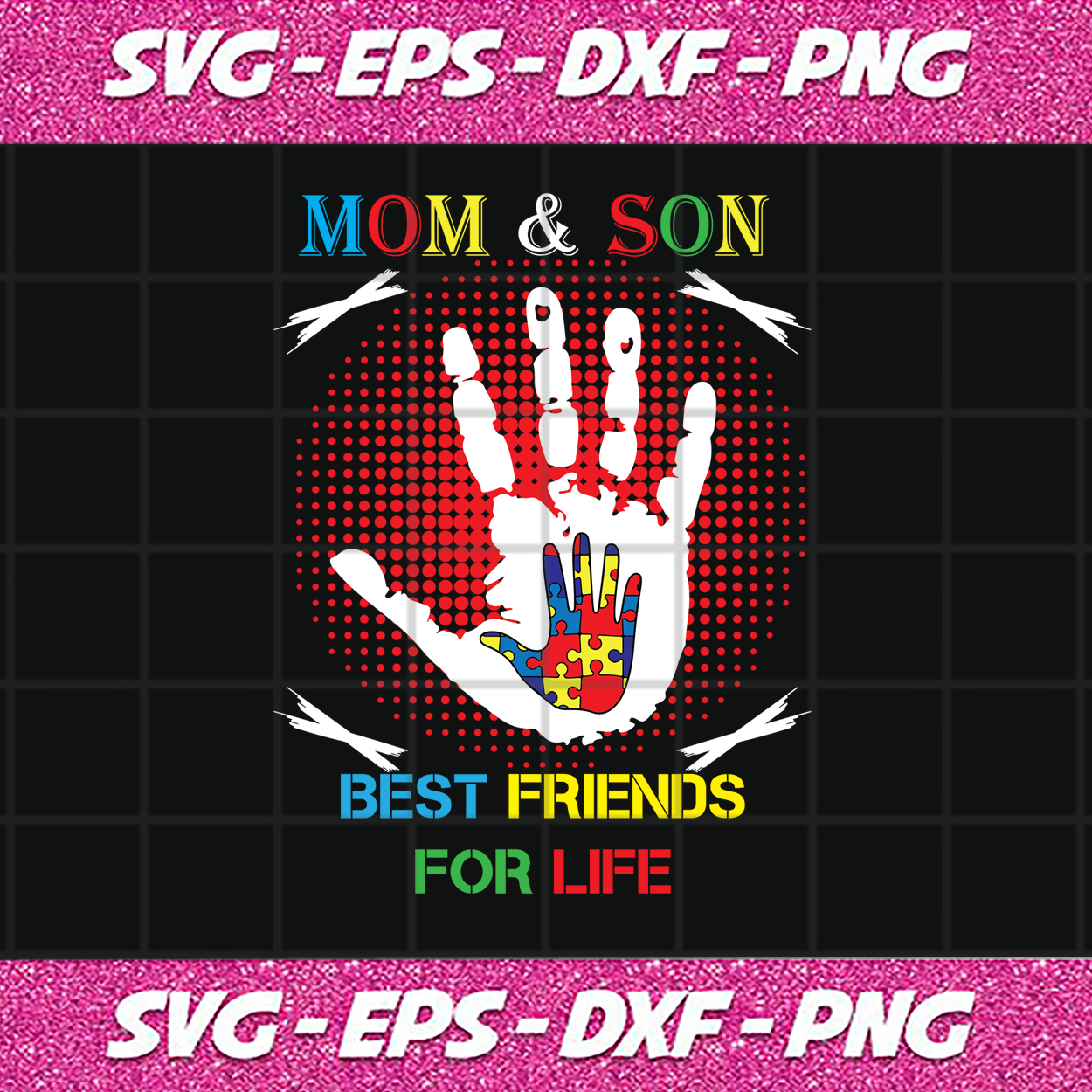 Download Mom And Son Best Friends For Life Autism Hands Autism Gift Autism Day Autism Shirt Shake Hands Hand In Hand Autism Kids Autism Woman Autism Man Autism Family Svg Cut Files Svg