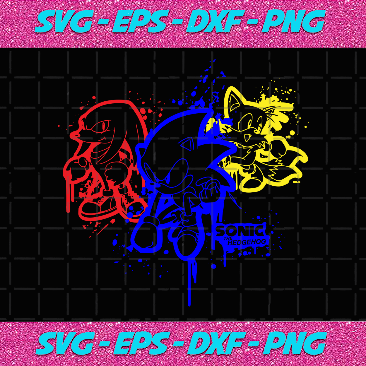 Download Sonic The Hedgehog Svg Sonic Svg Tails Svg Easy Cut Amy Svg Hedge Bundlefunny SVG, PNG, EPS, DXF File