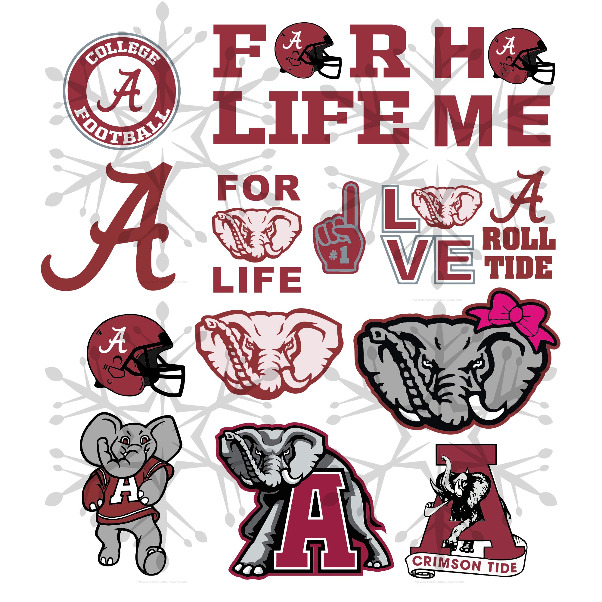 Alabama Crimson tide svg, , alabama logo, alabama university, alabama