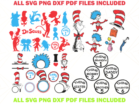 Download Dr Seuss Svg Bundlefunny Yellowimages Mockups