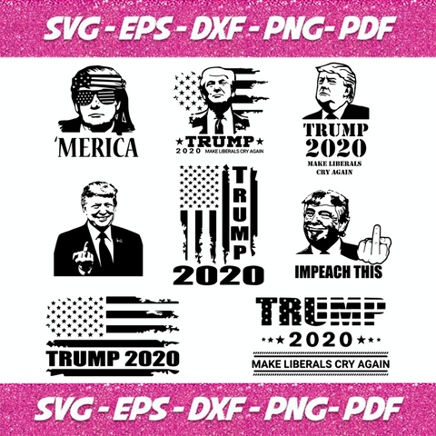 Download Donald Trump Giving The Middle Finger Svg File Clipart Vector For Bundlefunny SVG, PNG, EPS, DXF File