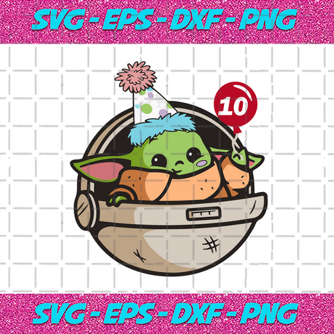 Free Birthday Yoda Svg 111 SVG PNG EPS DXF File