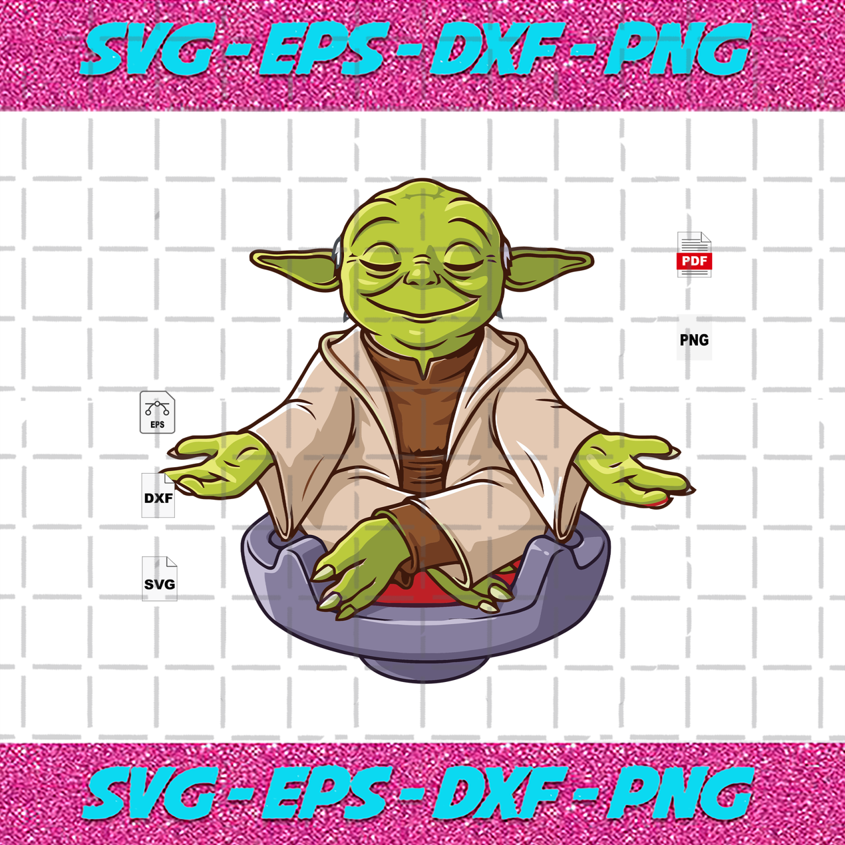 Download Baby Yoda Master Meditate Baby Yoda Star Wars Yoda Master Sword Svg Nghiem Chi Cong