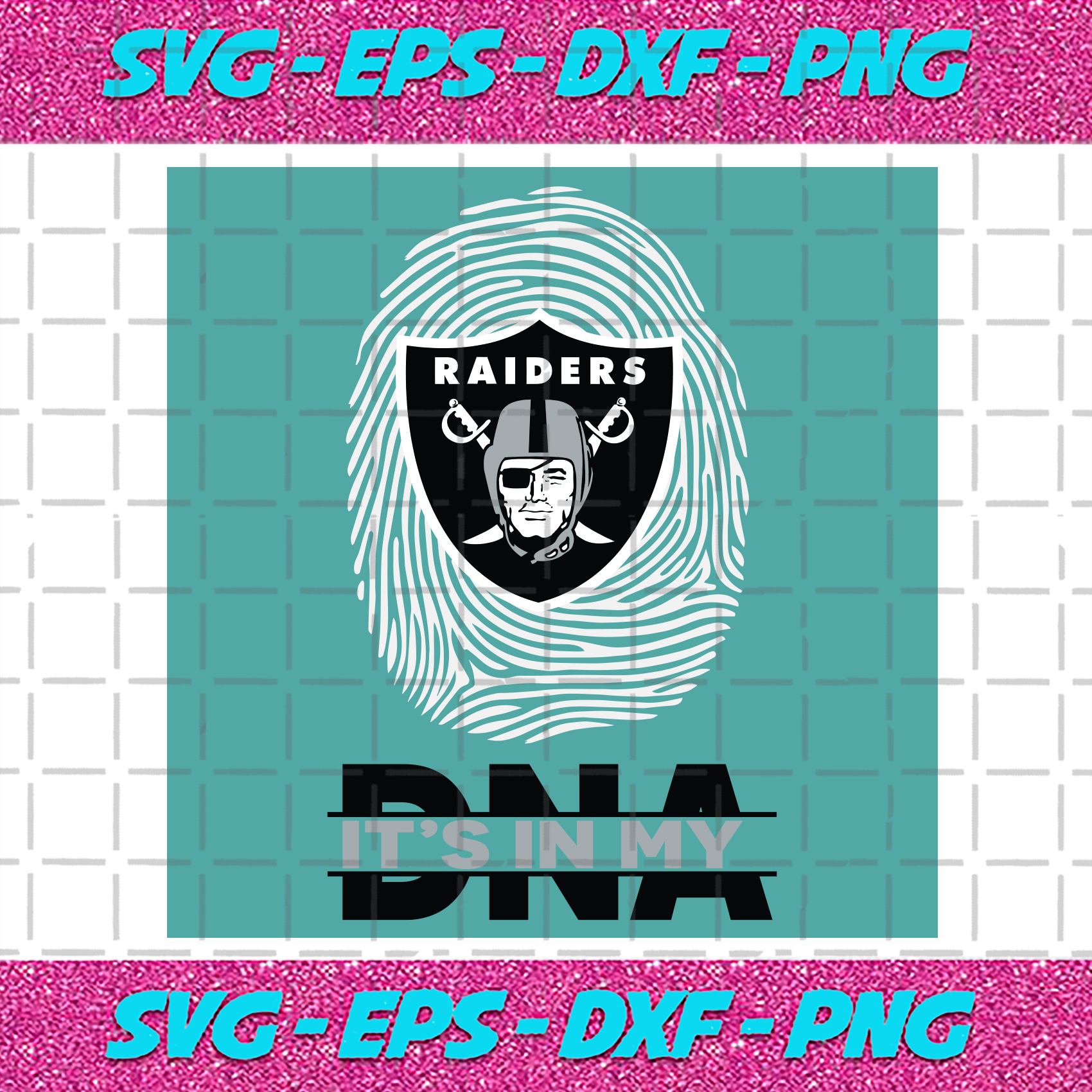 Its In My Dna Las Vegas Raiders Svg Sport Svg Las Vegas Raiders Svg Bundlefunny