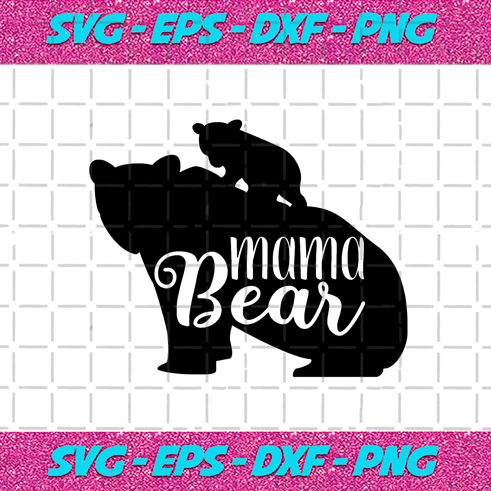 Download Mama Bear Svg Mothers Day Svg Mama Svg Bear Svg Bear Mom Svg Baby Bundlefunny