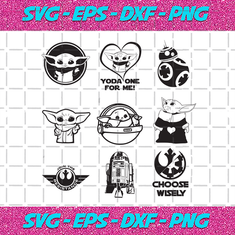 Download Baby Yoda Svg Tagged Star Wars Svg Bundlefunny