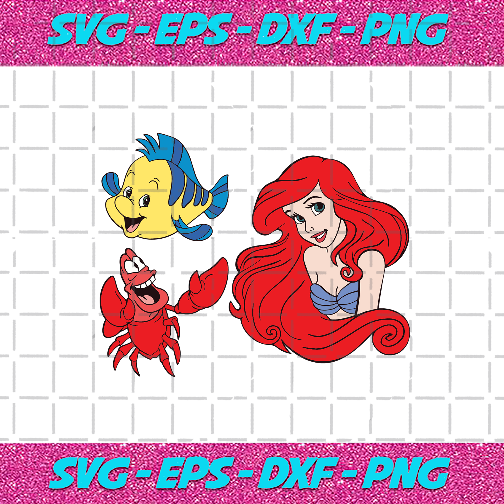 Free Free 291 Svg File Little Mermaid Svg SVG PNG EPS DXF File