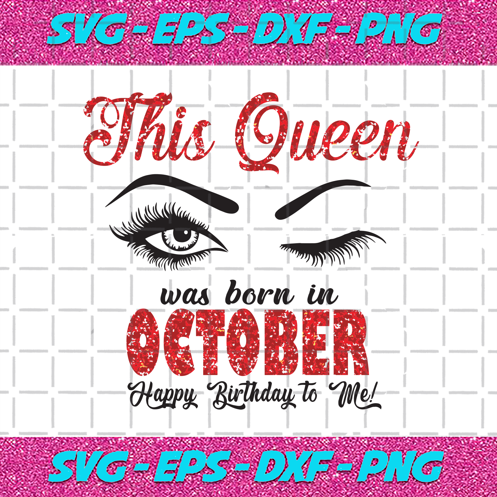Download This Queen Was Born In October Svg Birthday Svg Born In October Svg Bundlefunny