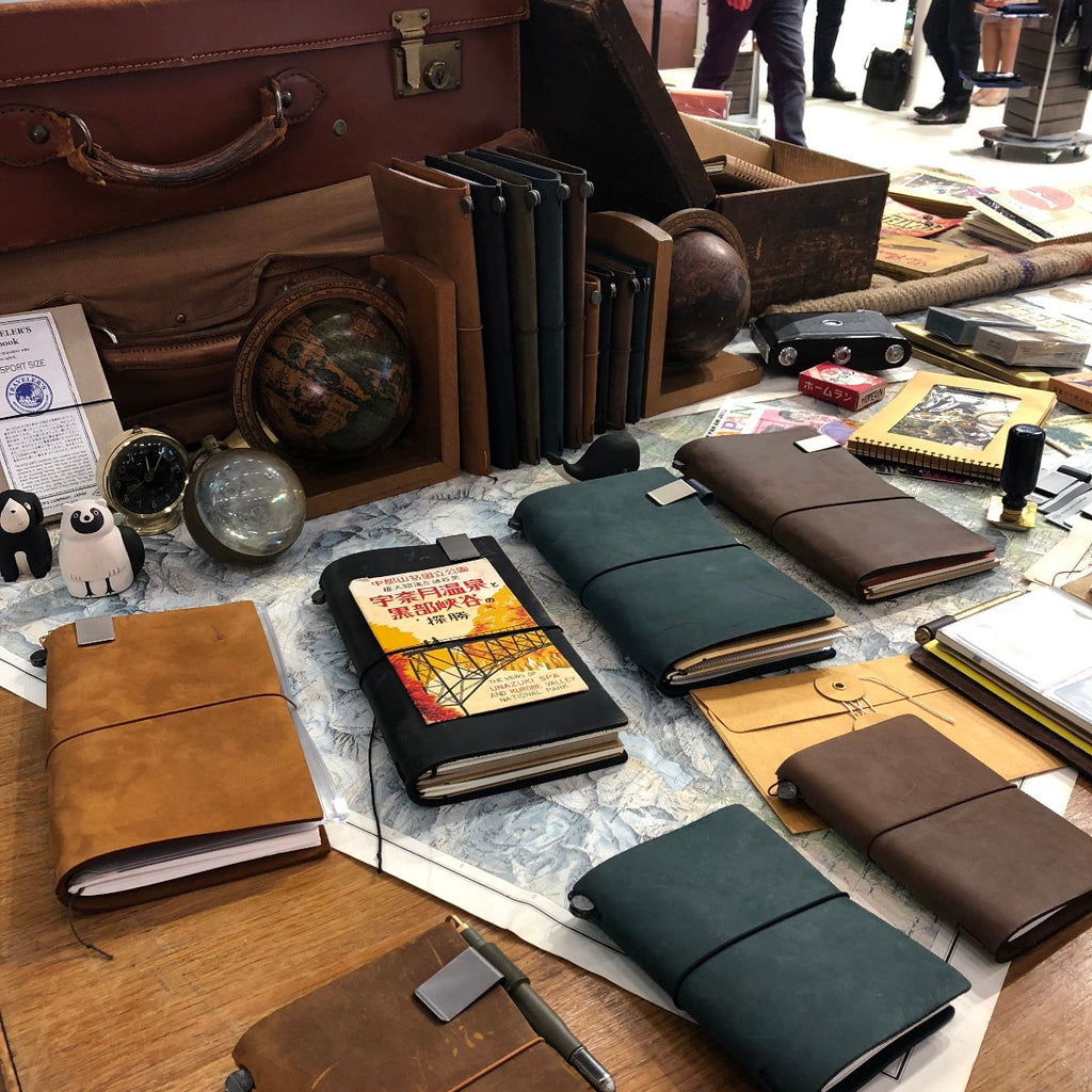 Traveler's notebook leather journal from Japan