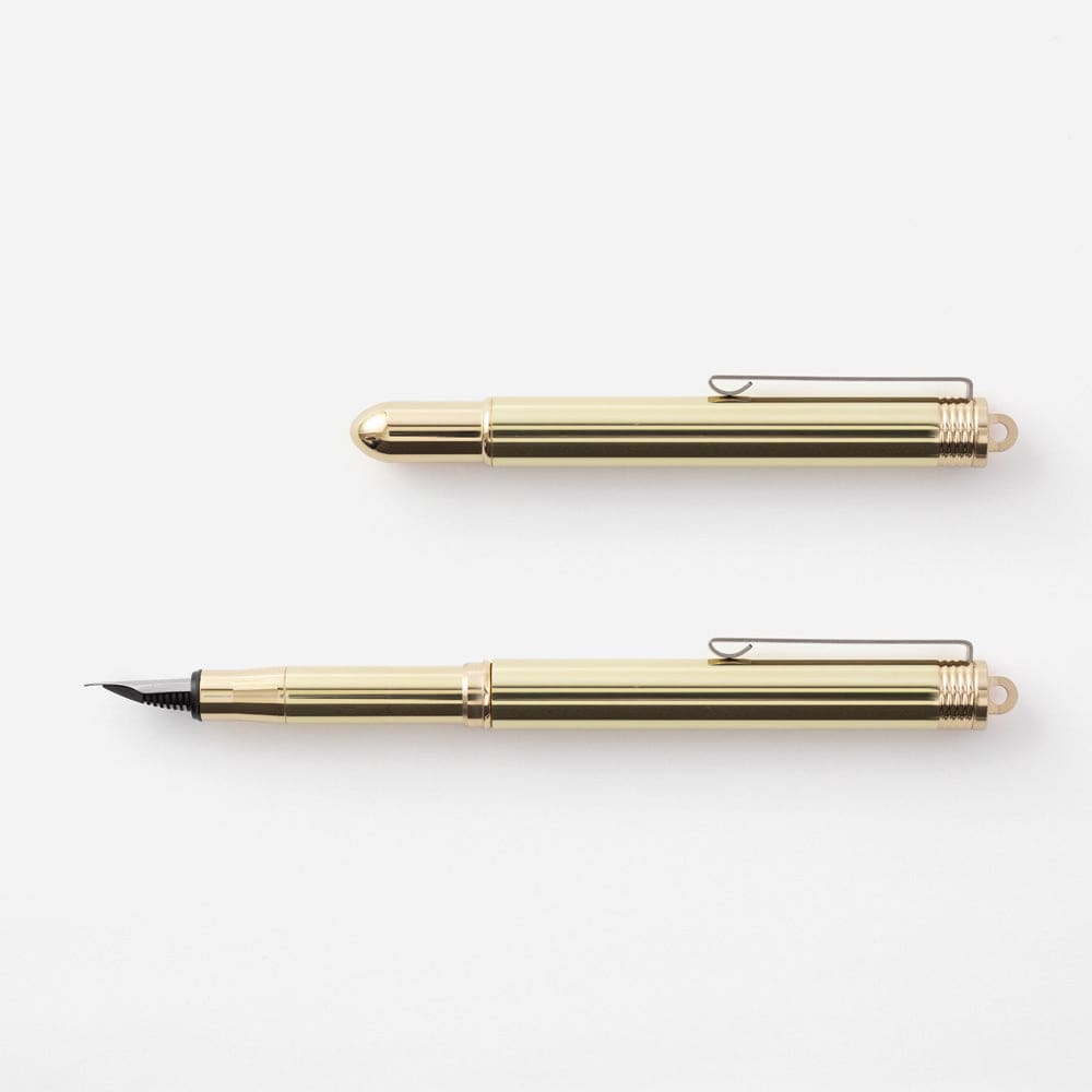 JR Pocket Pen - Paradise - Blue Breeze Gold Trim - Custom Scribe Nib