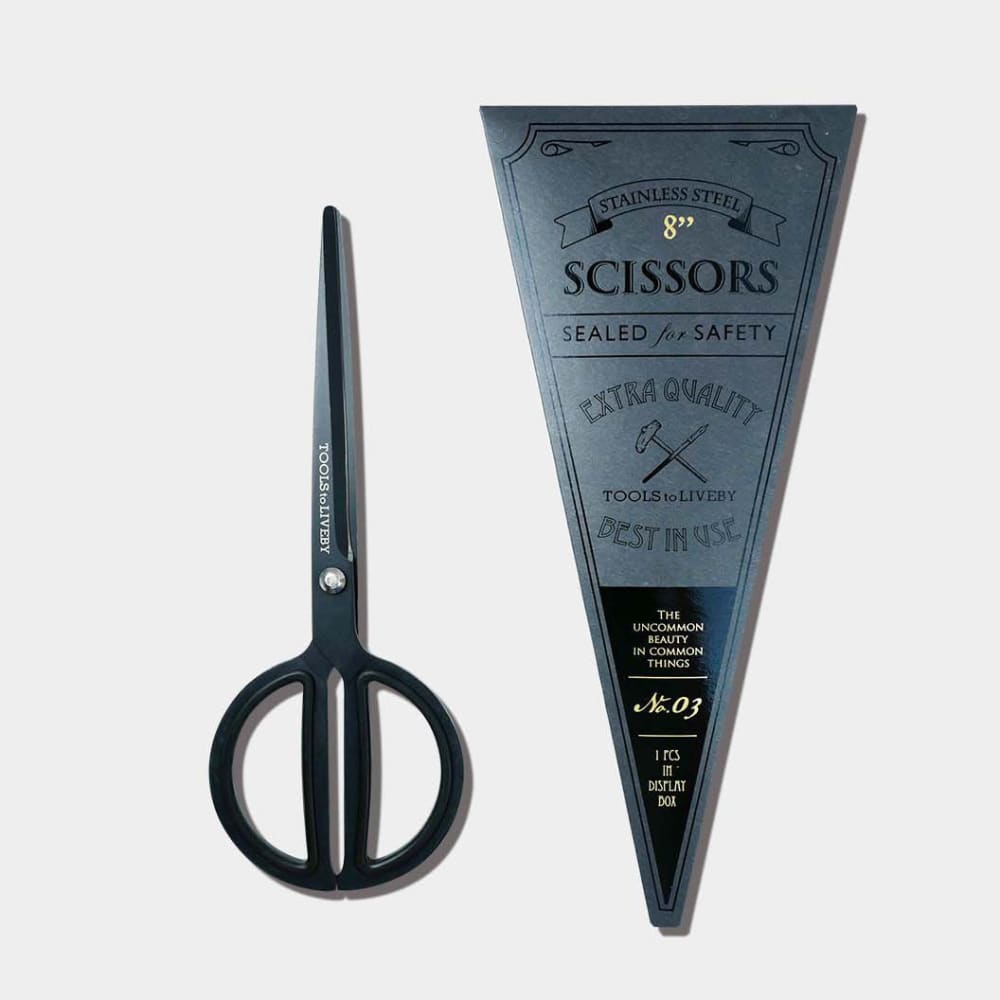 Office Scissors (Large) S-185 Black