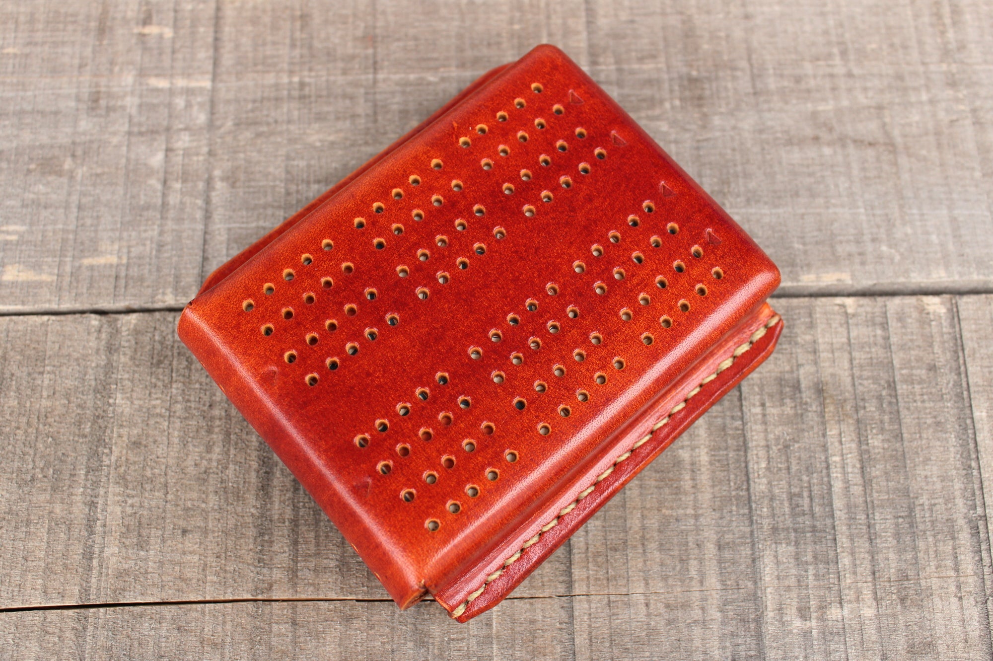 Travel Cribbage Board Cedar Superior Leathercraft