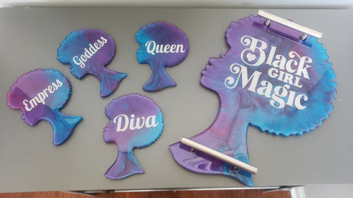 Custom Resin Rolling Tray/Tray Set – Goddess Creations Boutique