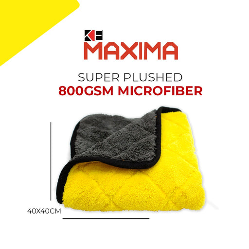 MAXIMA PREMIUM MICROFIBER TOWELS BUNDLE OF 6 - 40CM X 40CM - 800GSM - —  Kamran Enterprises