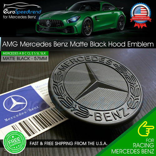 Mercedes Motorhaube Benz Laurel Motorhaube Abzeichen Emblem 57mm