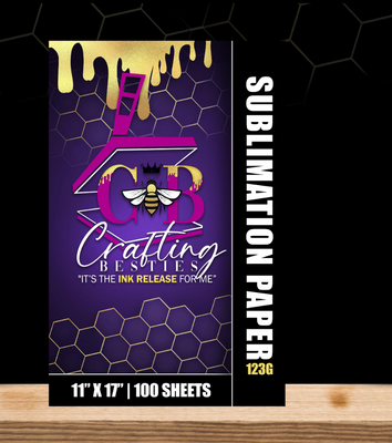 Sublimation Paper123g, Crafting Besties ®, 11x17, Crafting Besties