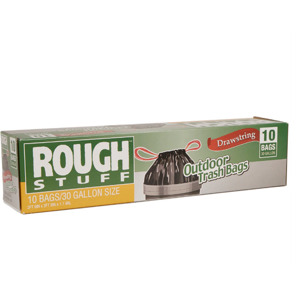 Rough Stuff 55 Gal Heavy-Duty Trash Bags, 20 Count