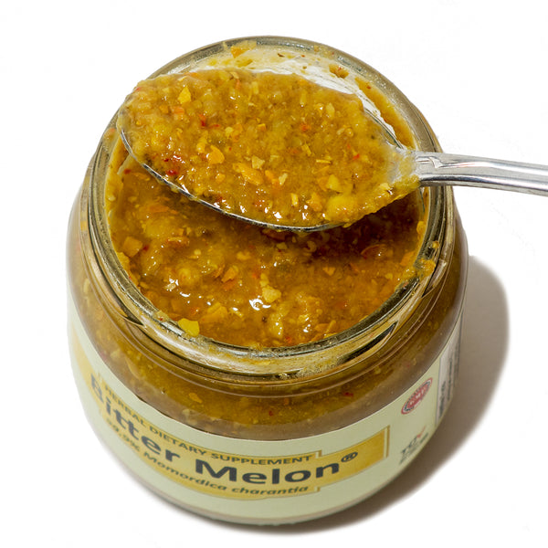 bitter melon extract in a spoon