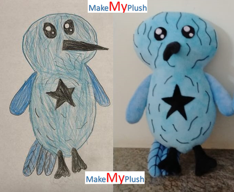 make your drawing into stuffed animal