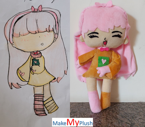 make plush out of drawing