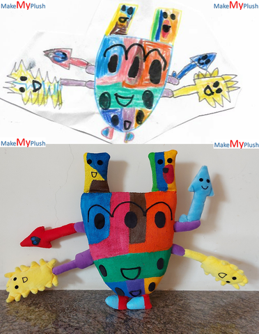 custom stuffed animals from art