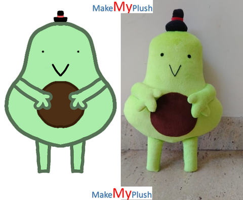 turn a drawing into a plush