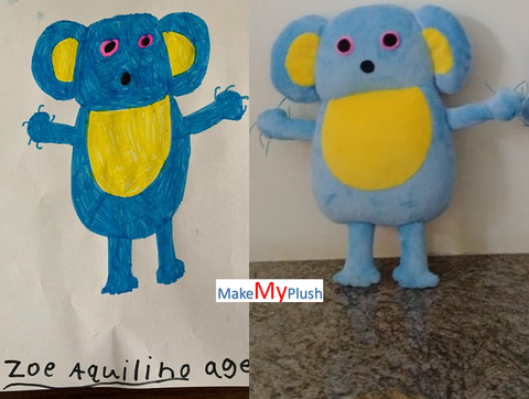 budsies convert drawing into plush toy