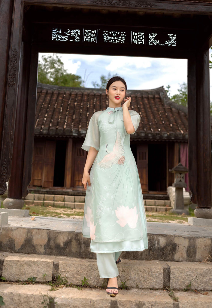 Women Ao Dai Vietnamese Traditional Dress -  Canada