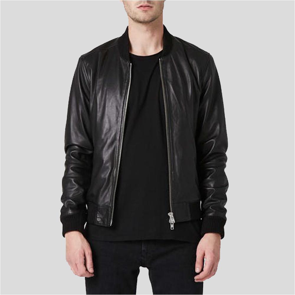 leather jacket gents