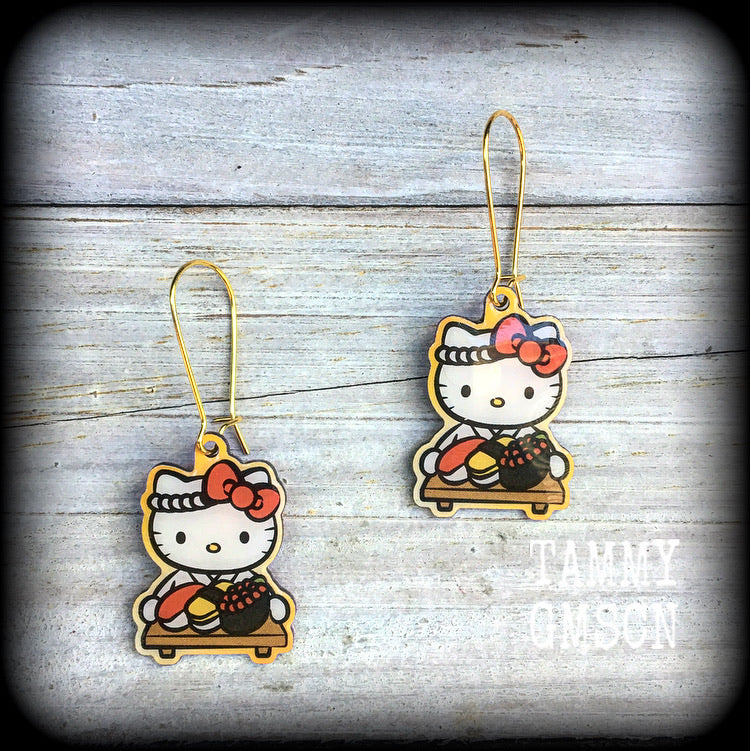 matching beaded earrings (hello kitty + cinnamoroll inspired!!), Women's  Fashion, Jewelry & Organisers, Earrings on Carousell