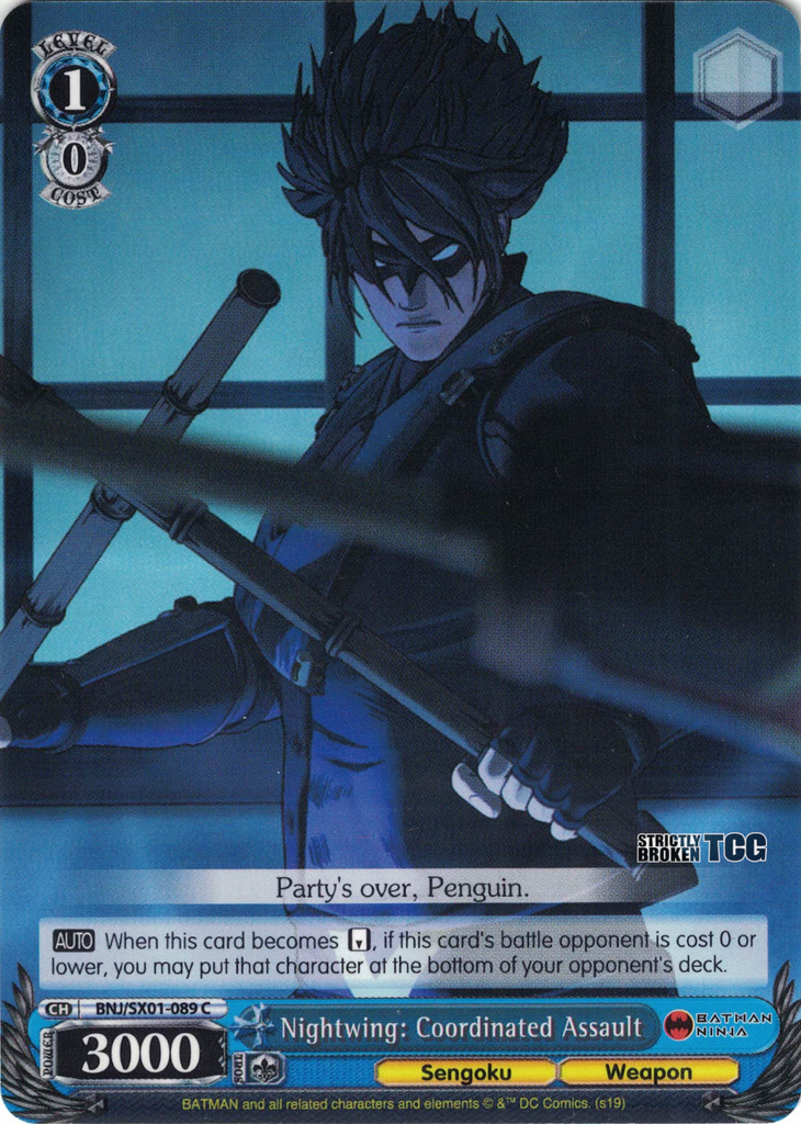 BNJ/SX01-089 Nightwing: Coordinated Assault - Batman Ninja English Wei –  Strictly Broken TCG