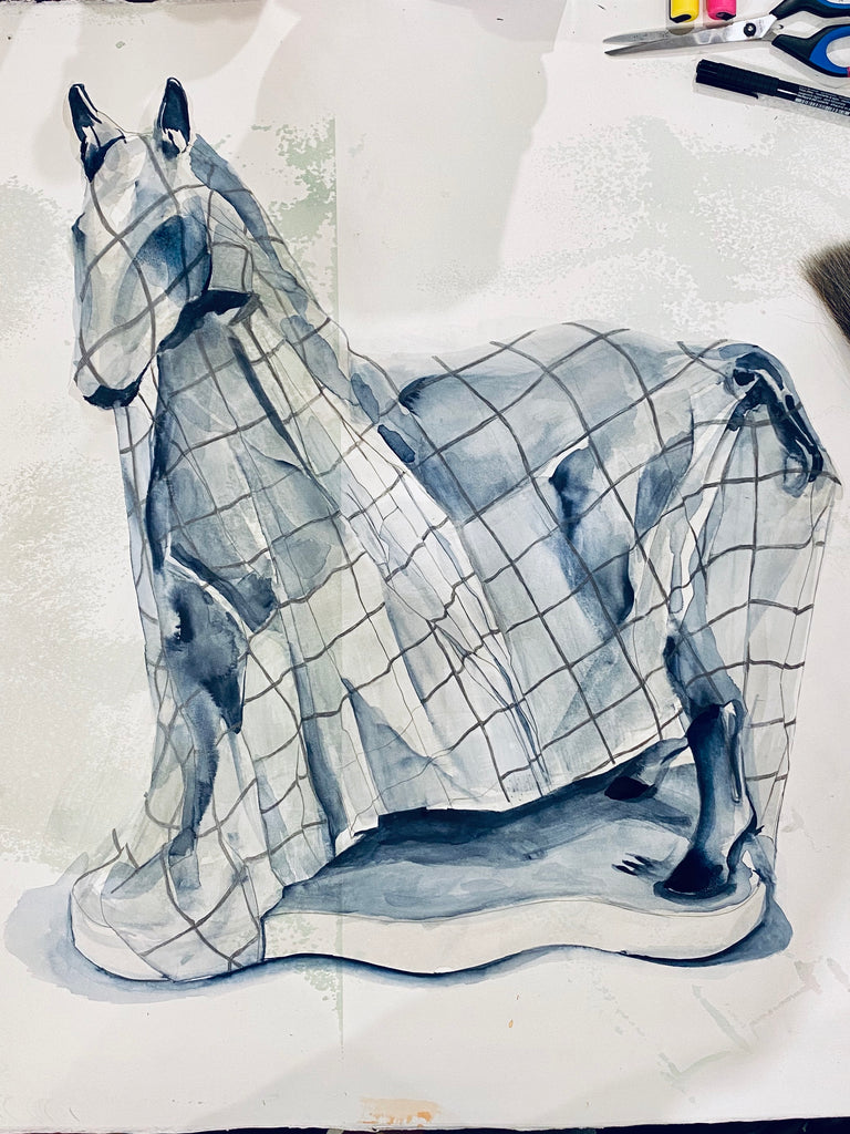 porcelain horse