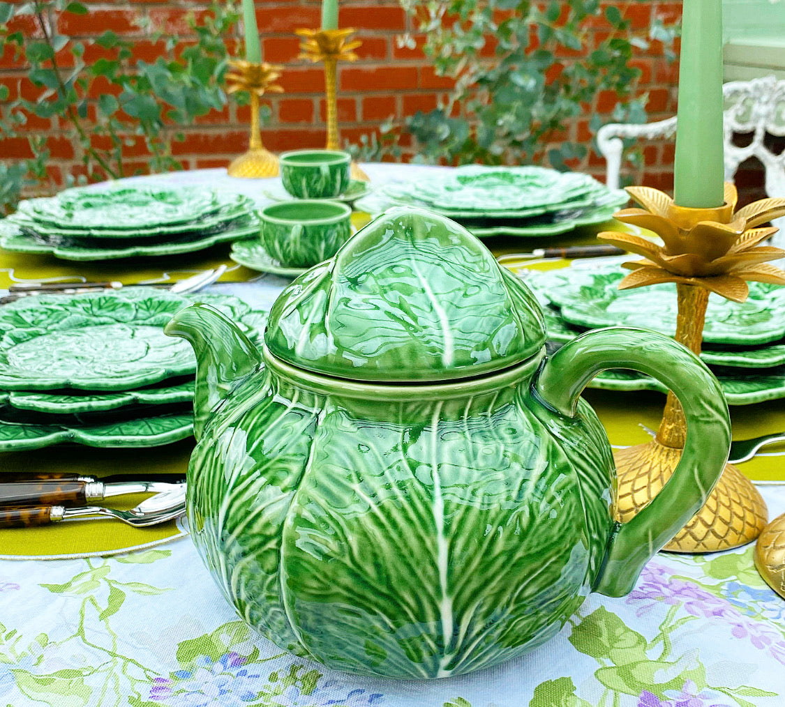 Cabbage deals tea set