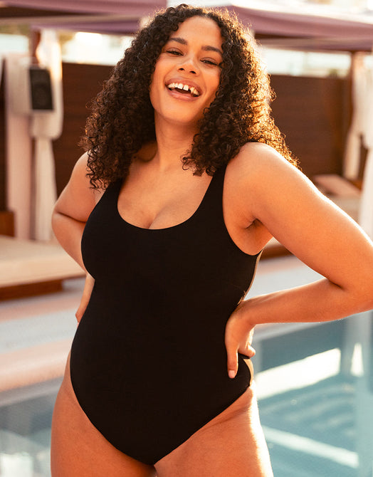 Curvy Kate Twist and Shout Non Wired Swimsuit Black – Curvy Kate CA