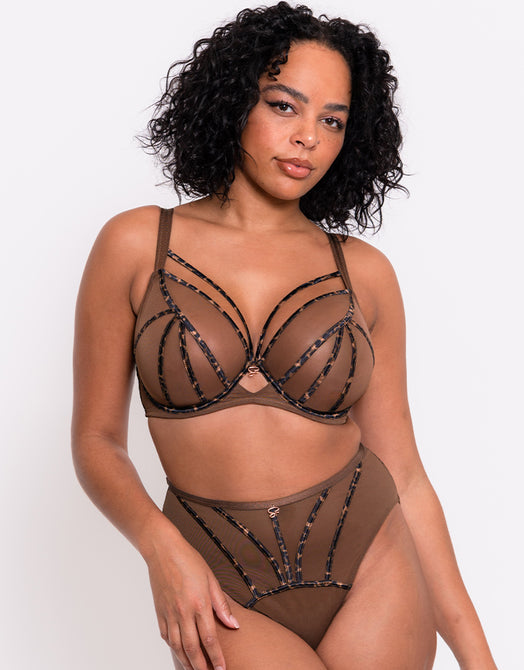 Scantilly Tough Love Longline Balcony Bra Black – Curvy Kate CA