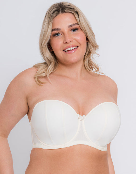 30 SECOND BRA REVIEW : Curvy Kate - In My Dreams  A non-wired bralette  that's perfect for working from home, lounging and sleeping! Available in  30-40 DD/E-J/JJ Lucy-Jayne wears 30F/FF Shop