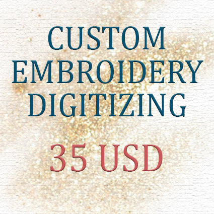 Custom digitizing – Stitching Blues