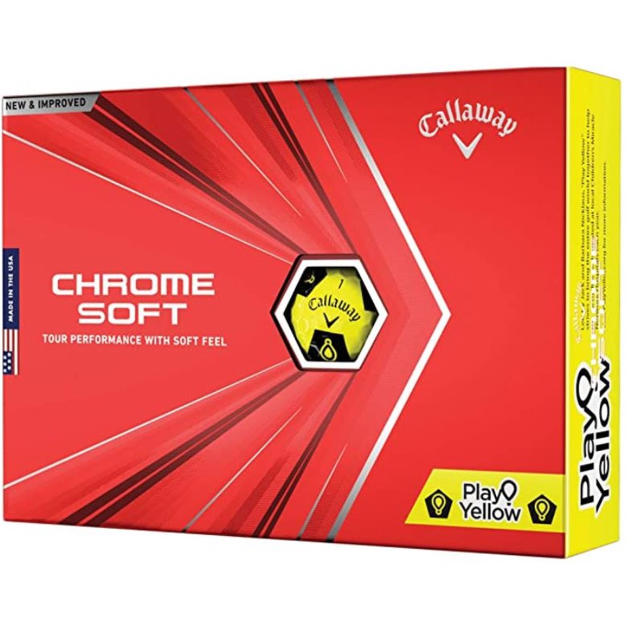 Callaway Chrome Soft Truvis Play Yellow