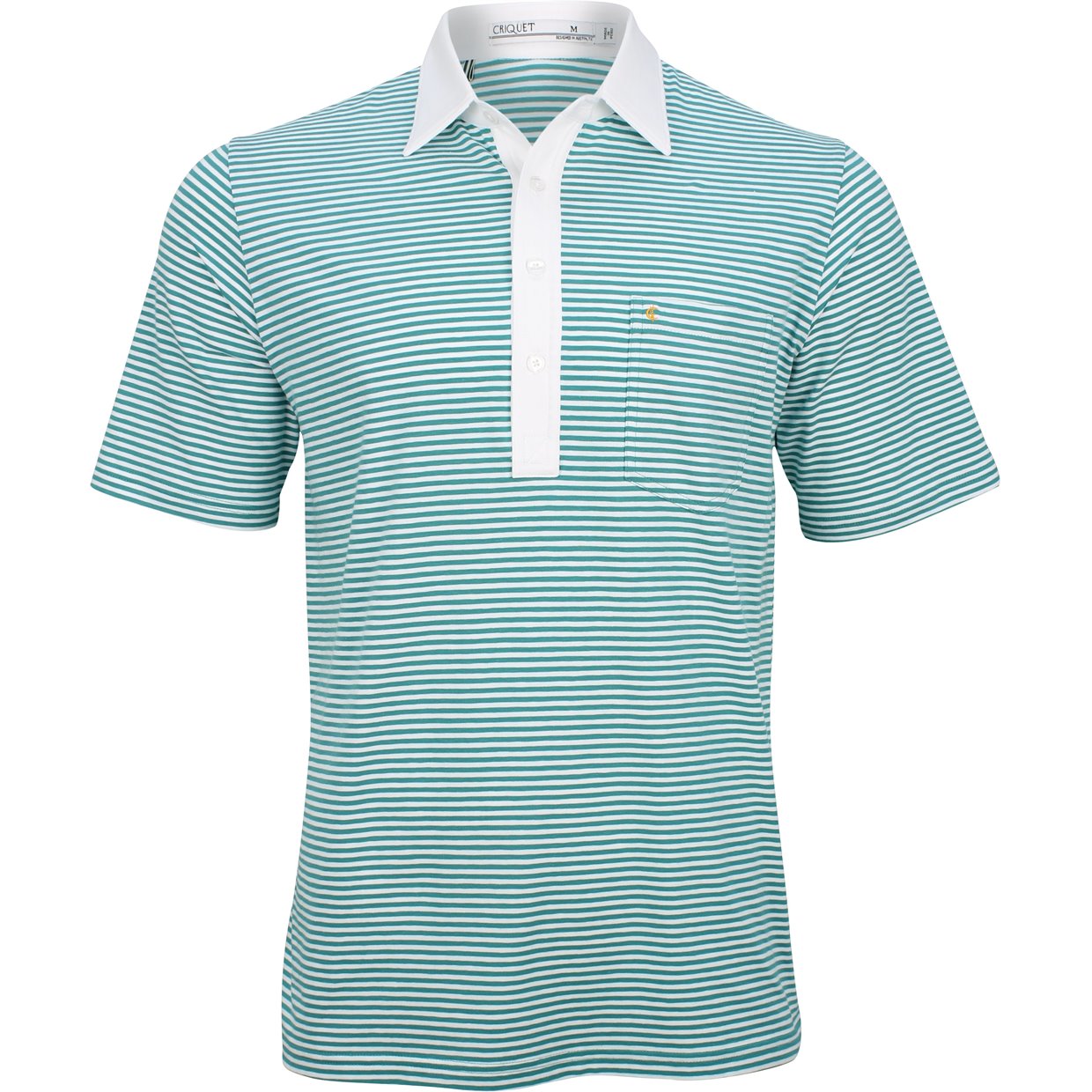 criquet pima stretch players nelson stripe shirt