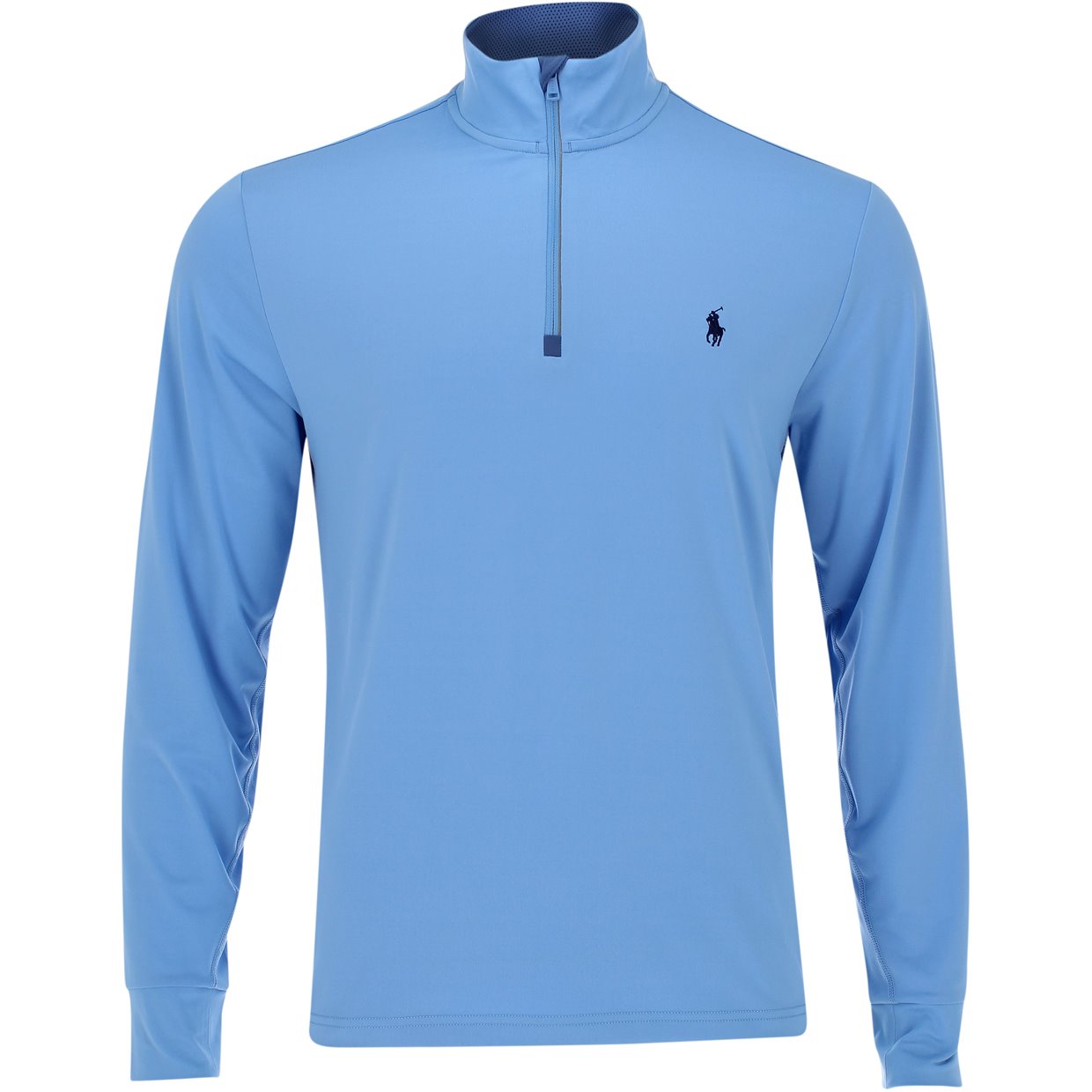 polo golf solid stretch peached jersey half zip outerwear a8b6c9f1 8d41 451b 9a6e bc7590a09dba