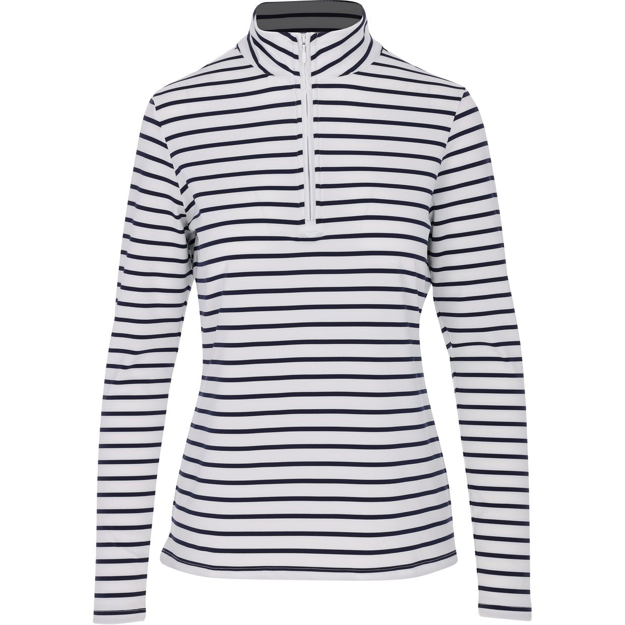 Spring forward with this striped quarter-zip from Renwick