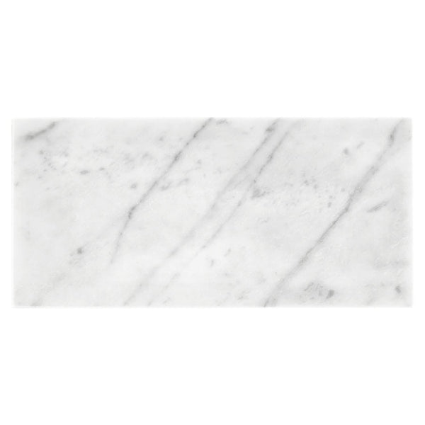 Bianco Carrara 3x6 Marble Tile $10.25/SF Polished – All Marble Tiles