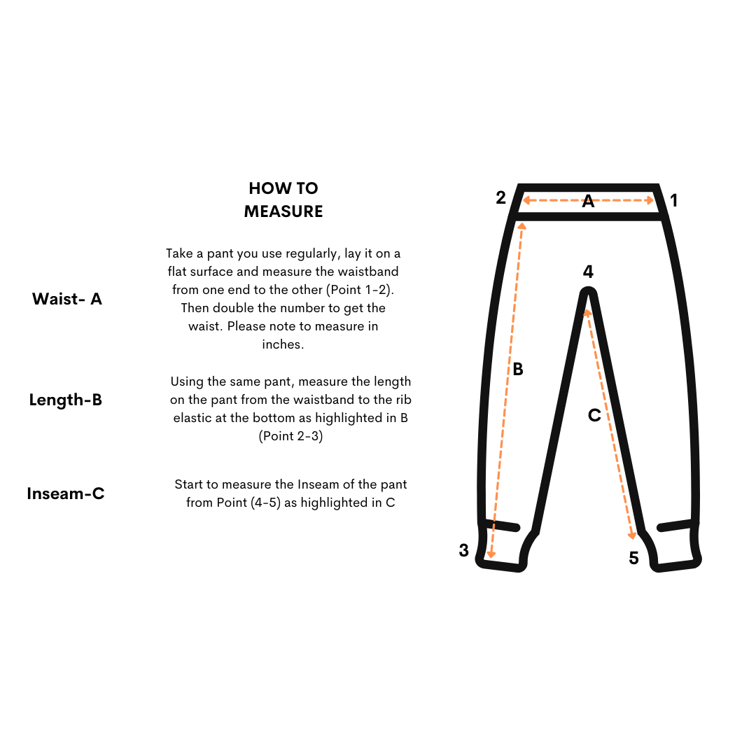 Size Chart Men's Explanation