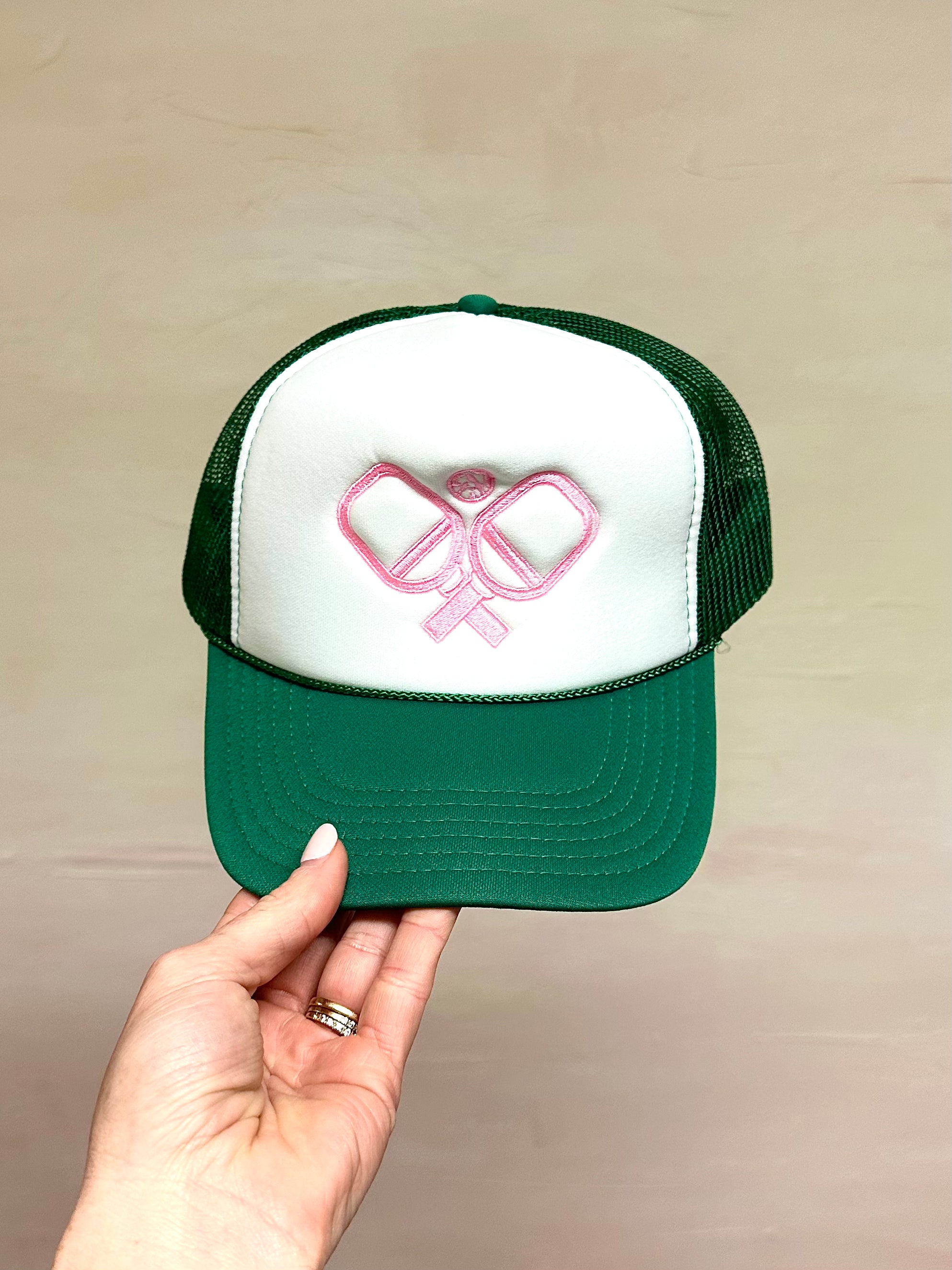 Pickleball In Pink Trucker Hat