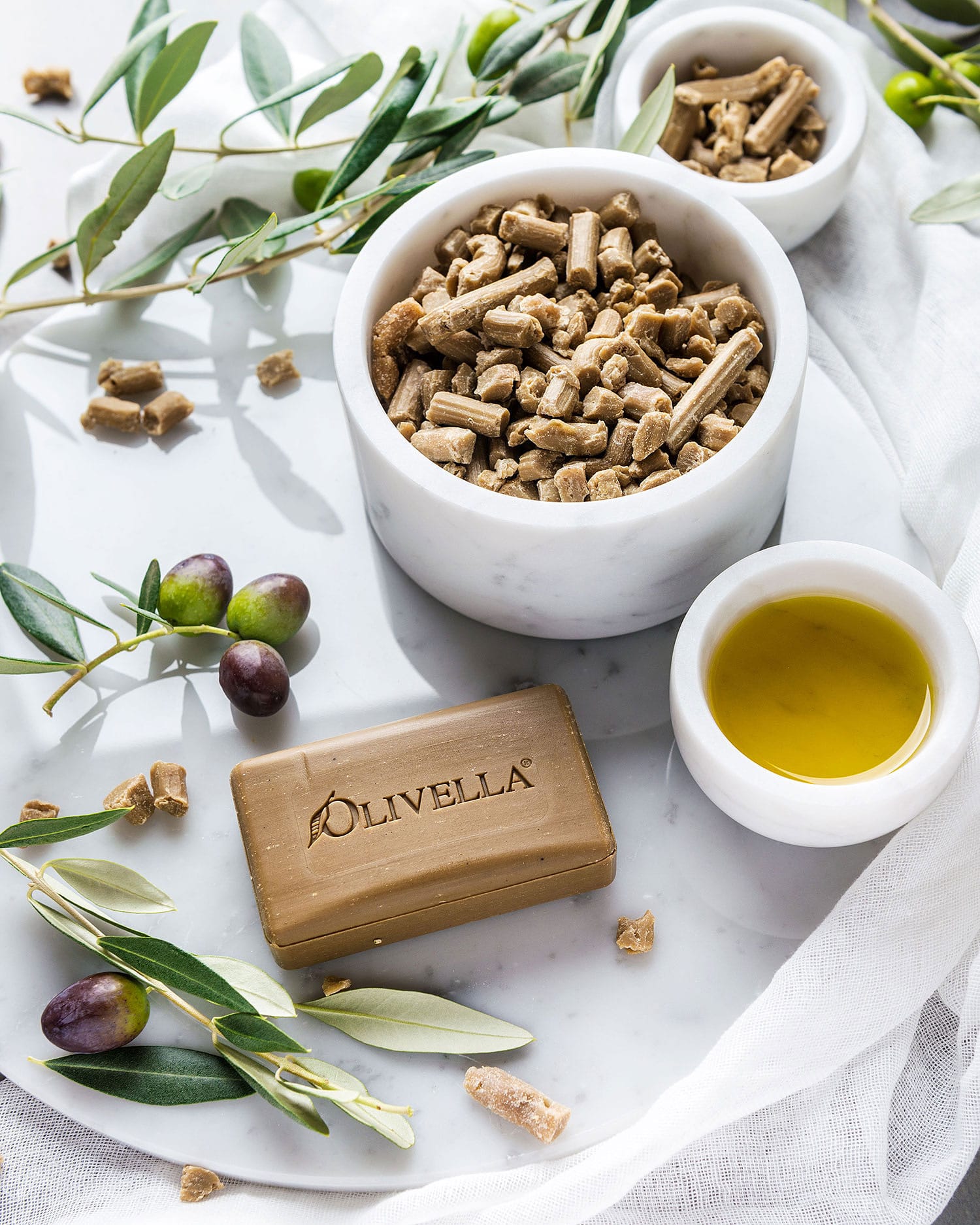 Olive oil soaps from Olivella