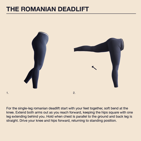 Single leg Romanian deadlift