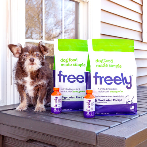 Freely-pet-enjoys-vegetarian-and-flexitarian-limited-ingredient-dog-food