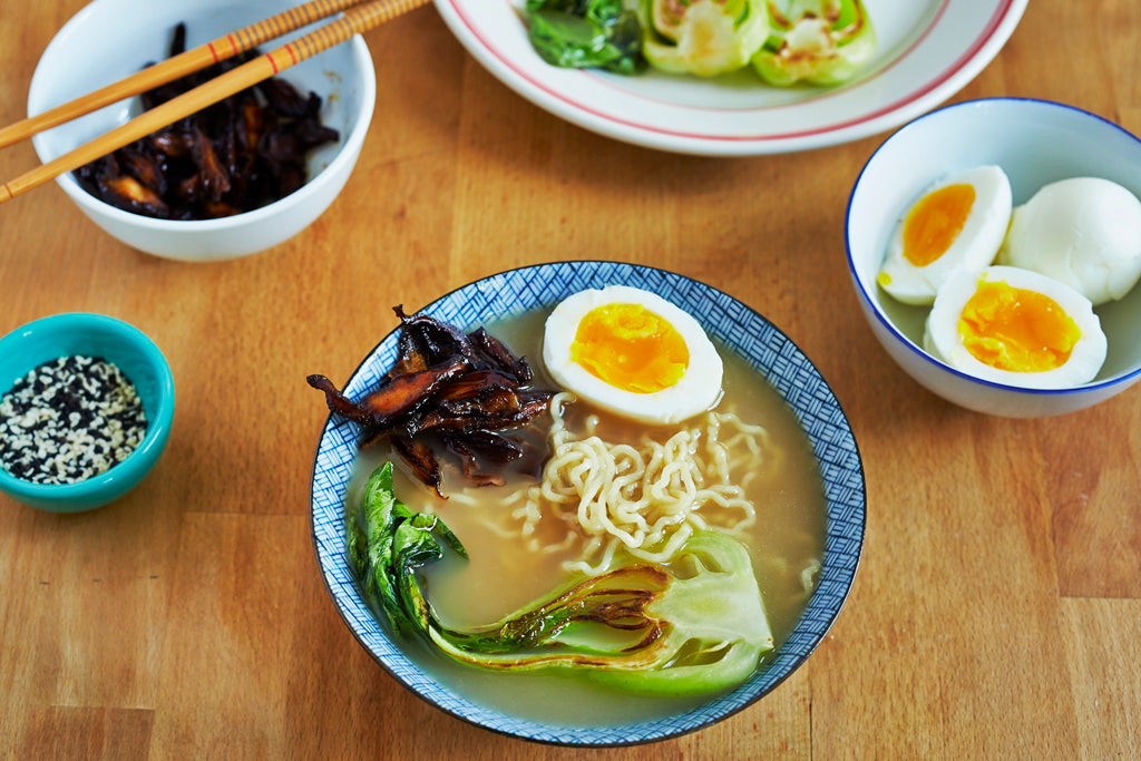 Ramen Noodles With Shiitake And Bok Choy Farm To People Small