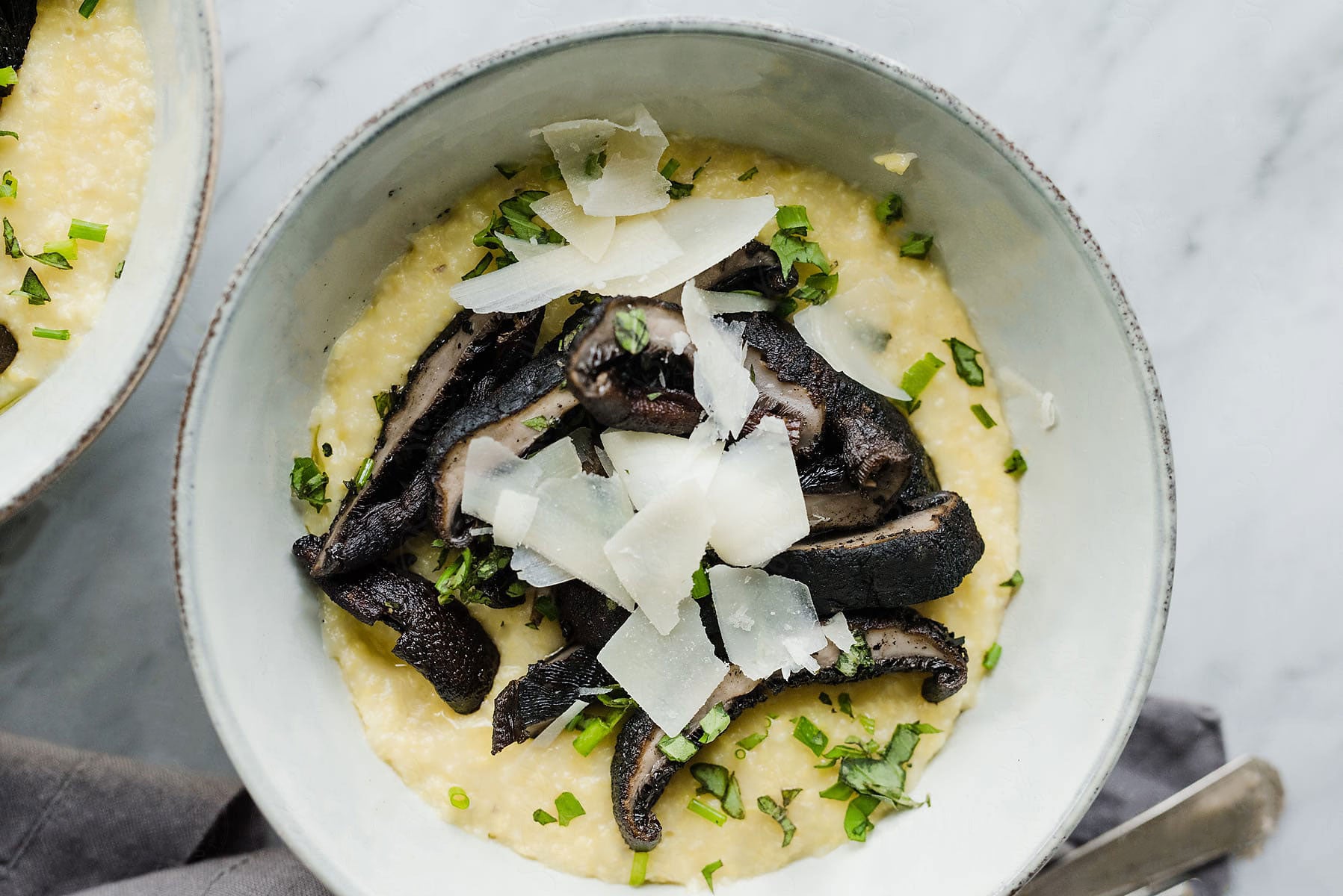 Polenta with Mushrooms and Parsley Gremolata | Farm To People